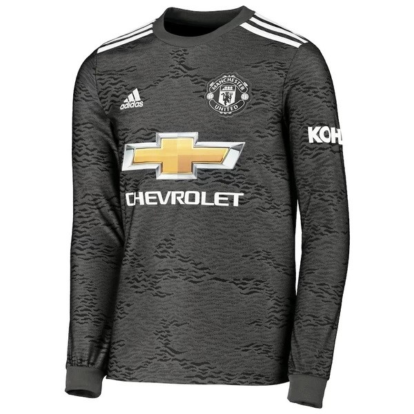 Thailand Trikot Manchester United Auswarts ML 2020-21 Schwarz Fussballtrikots Günstig